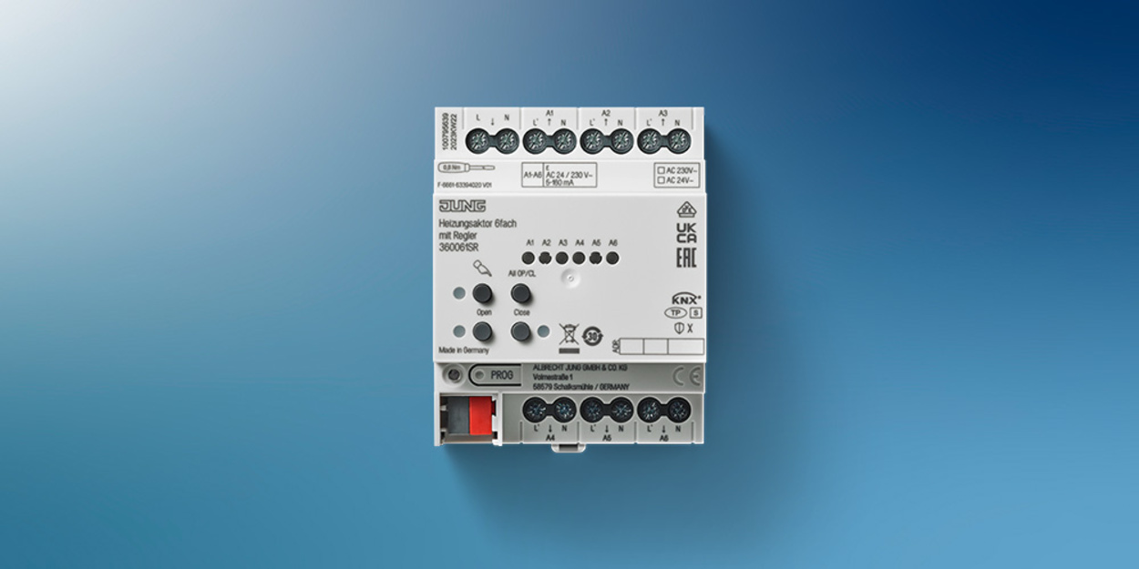 KNX Heizungsaktor 6-fach bei Jura Elektro in Petersbuch