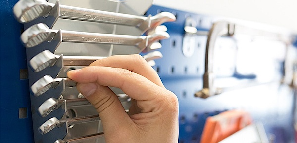 Werkstatt bei Jura Elektro in Petersbuch