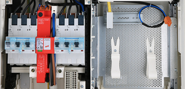 Hausanschluss, Zähler und Unterverteiler bei Jura Elektro in Petersbuch